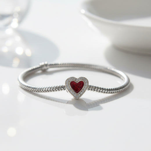 Crystal Heart Charm