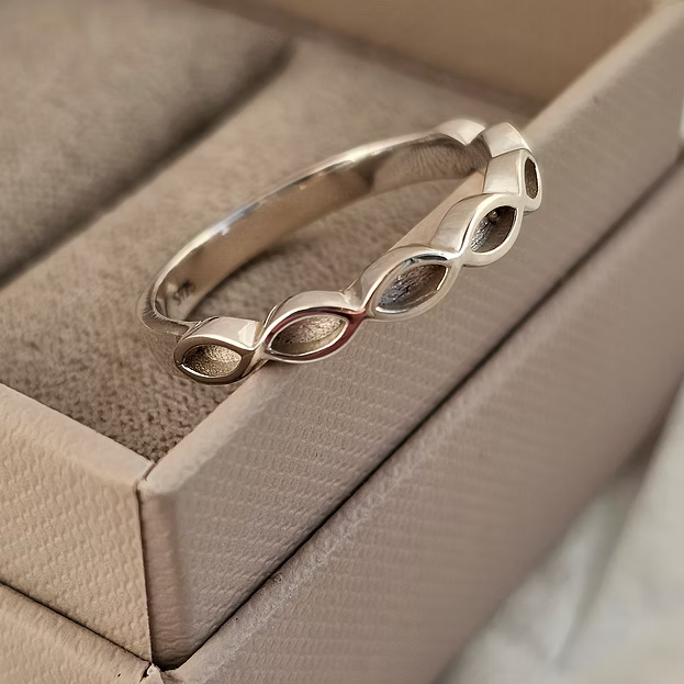 Gold Marquis Eternity Ring