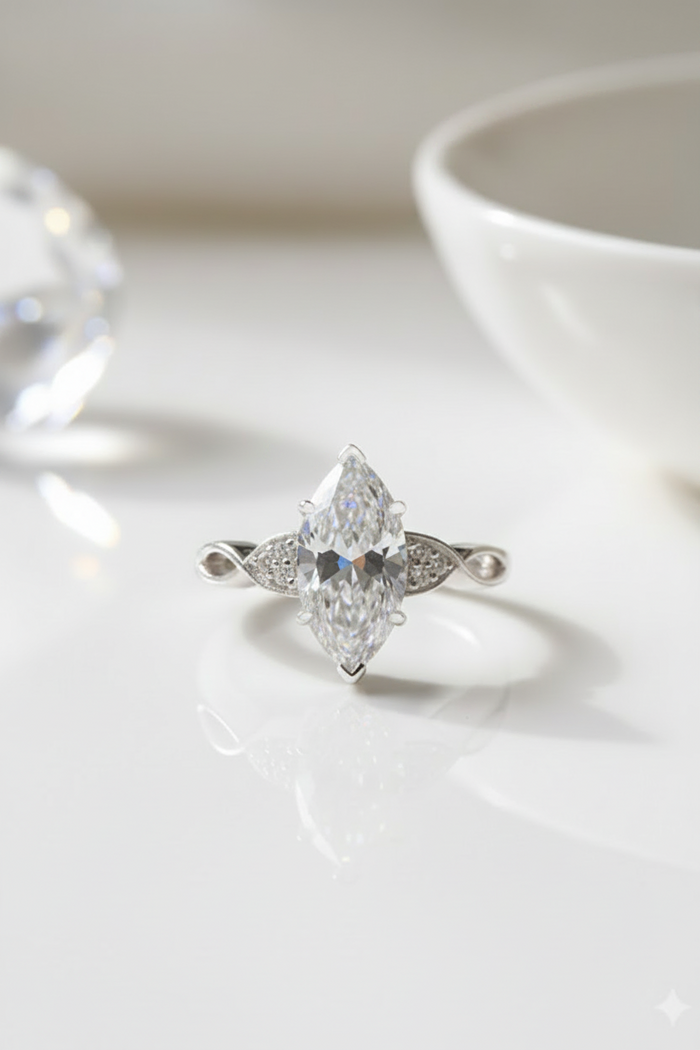 Infinity Marquis Ring
