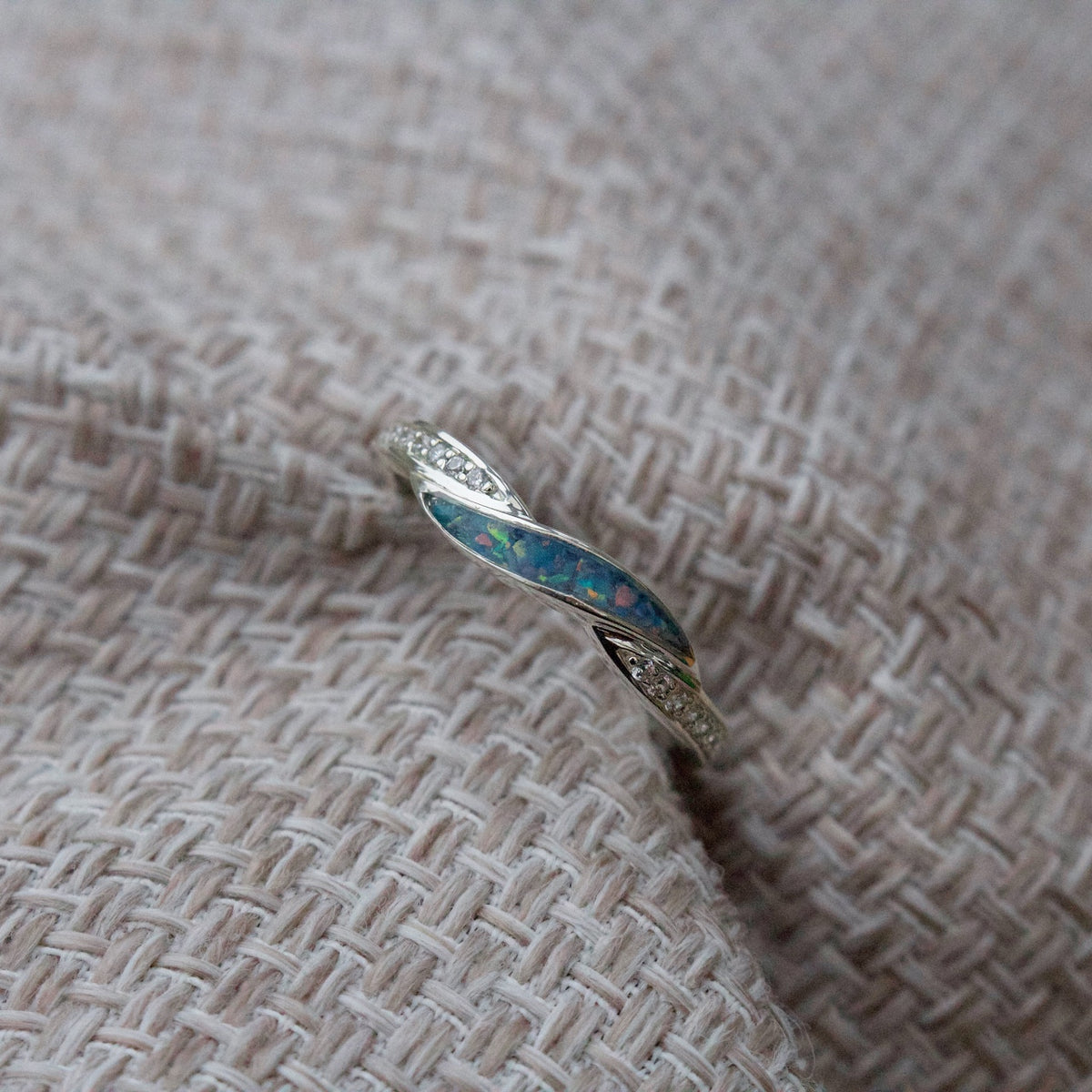 Wave Eternity Ring